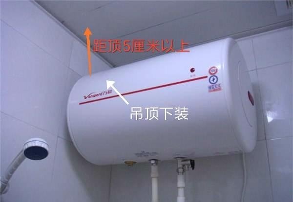 电热水器水管预埋尺寸